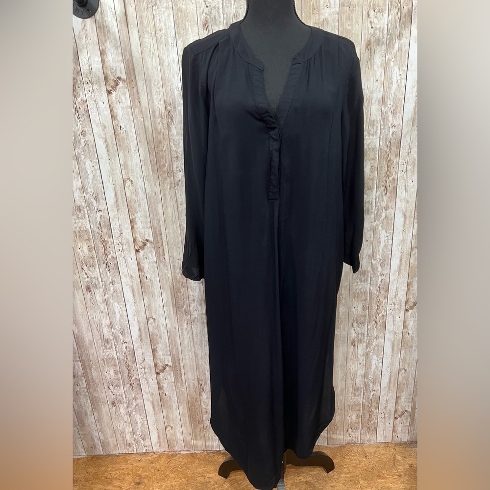 Cable & Gauge Black Midi‎ Dress